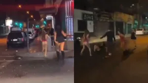 Pelea Mujeres Antofagasta