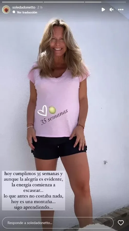 Soledad Onetto Embarazo
