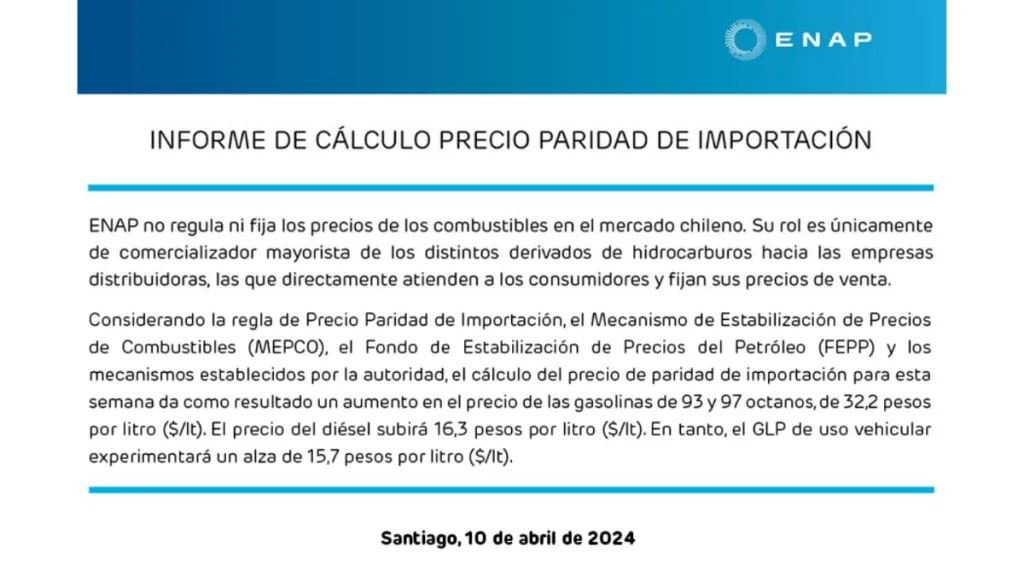 Alza En Los Combustibles