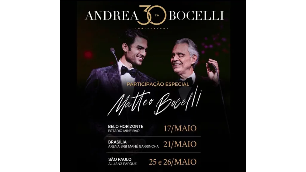 Matteo Bocelli Y Su Gira En Brasil