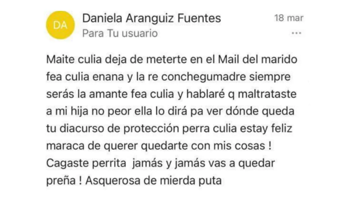 Siempre Serás La Amante Maite Orsini Interpuso Denuncia Contra Daniela Aránguiz Por Injurias Y Calumnias