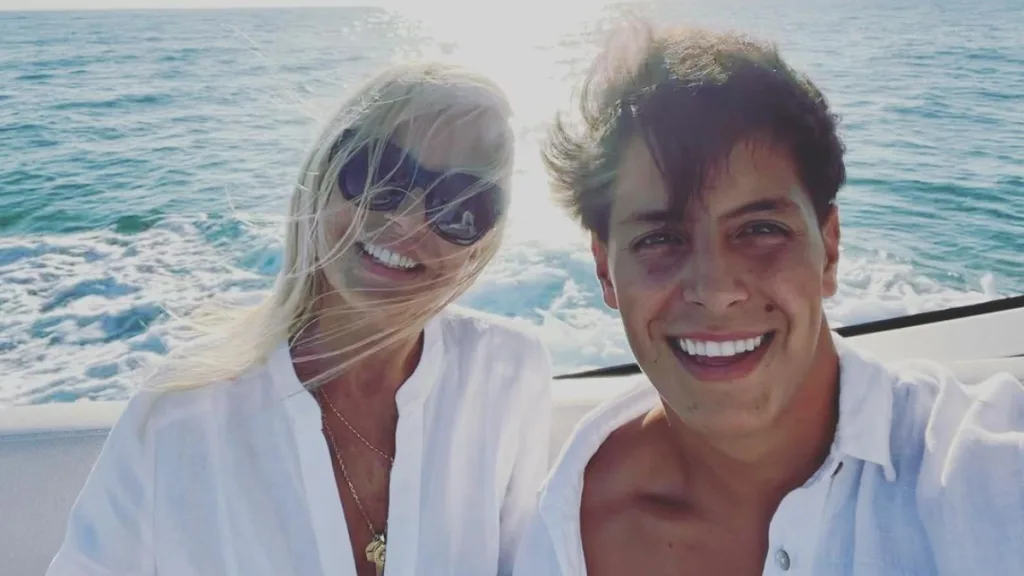 Menem Y Cecilia Bolocco