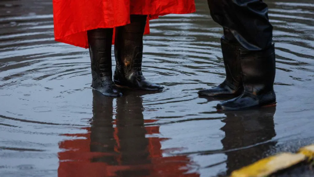 Lluvia en Santiago