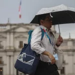 Lluvia en Santiago