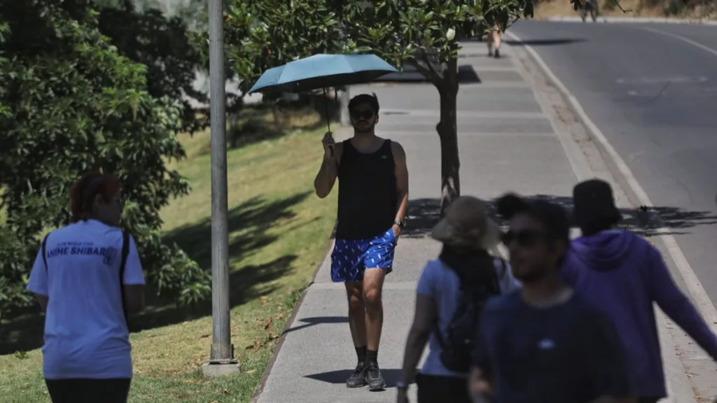 Ola De Calor En Santiago