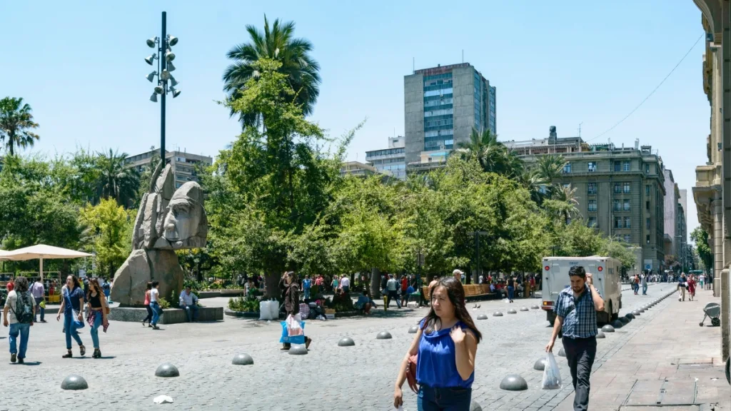 Ola de calor en Santiago