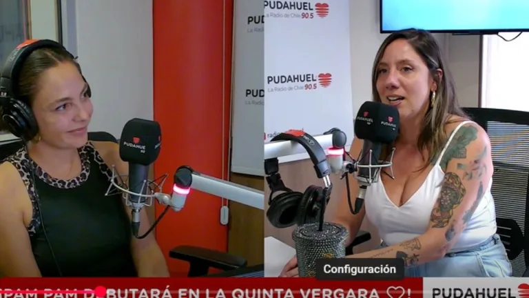 Pam Pam en la radio de chile