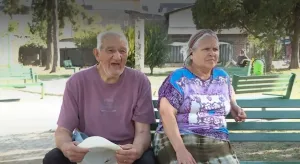 Abuelos estafados por su Hijo. Foto CHV