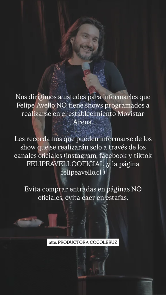 Felipe Avello. Créditos: @felipeavellooficial