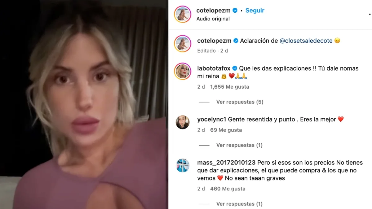 Jamás Me He Hecho La Del Pueblo Coté López Se Defiende Ante Críticas Por Precios De Sus Accesorios Y Prendas (2)