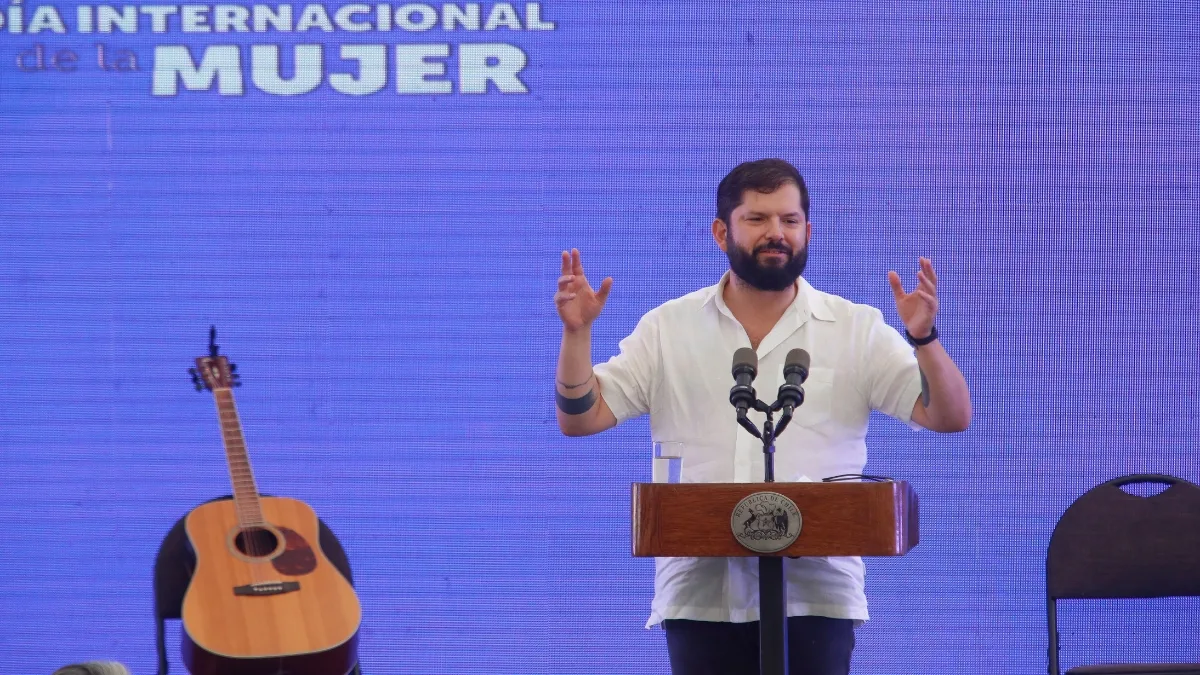 Presidente Boric Encabeza Acto Por El Día De La Mujer Y Anuncia Reforma Para La Igualdad En Elecciones (3)