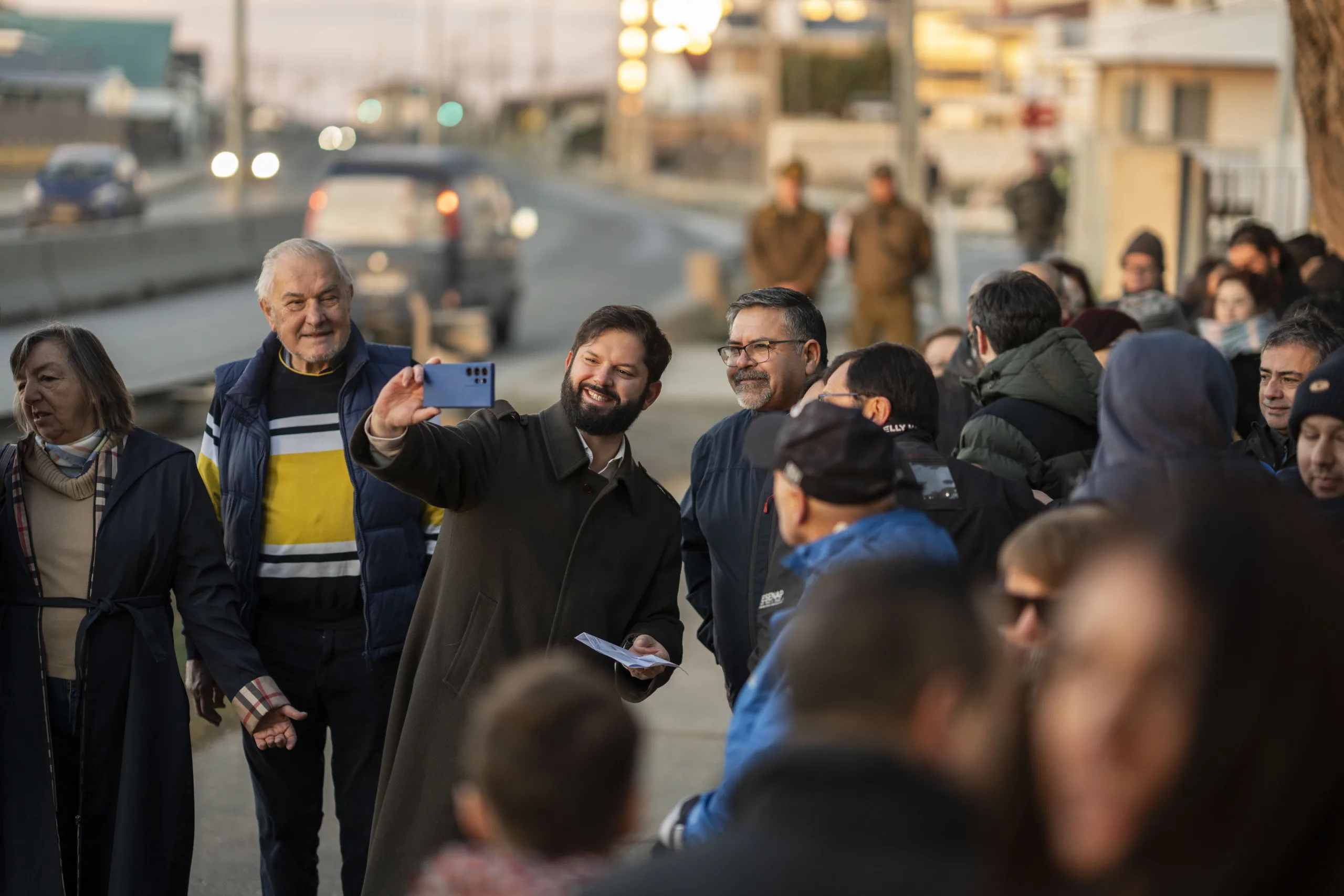 El Presidente Realiza Su Voto En Punta Arenas