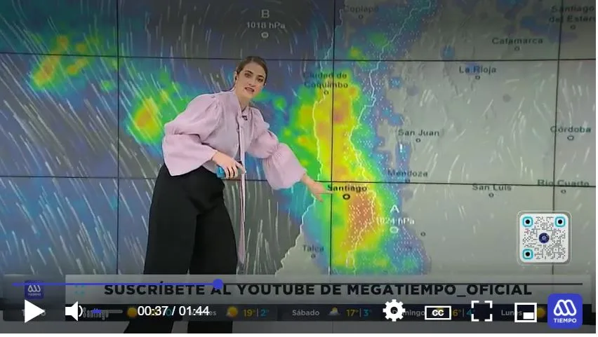 Mega alerta lluvias para este miércoles 25 de junio en Santiago