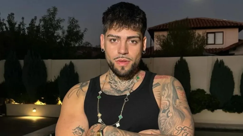 Gino Mella, cantante chileno de género urbano.