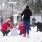 Nieve en Santiago