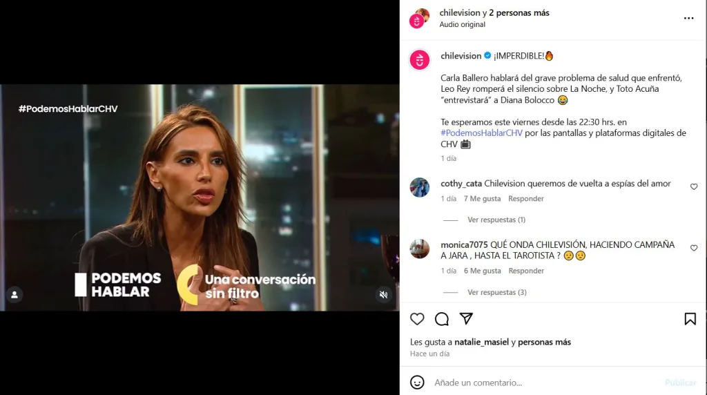 Carla Ballero en Podemos Hablar