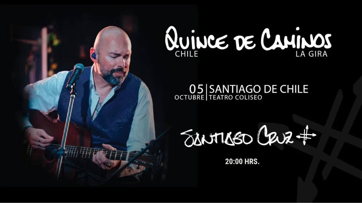 Santiago Cruz Llega A Chile En Octubre Con Su Gira Quince De Caminos (4)