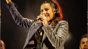 Cantante María José Quintanilla, animadora de Coliseo de Mega