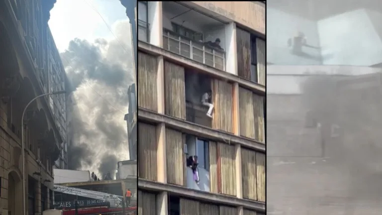 Incendio en Santiago