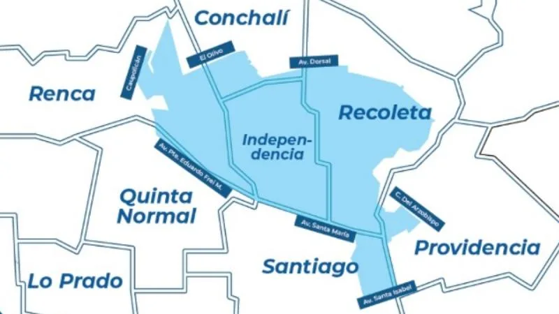 Cortes de agua en comunas de Santiago