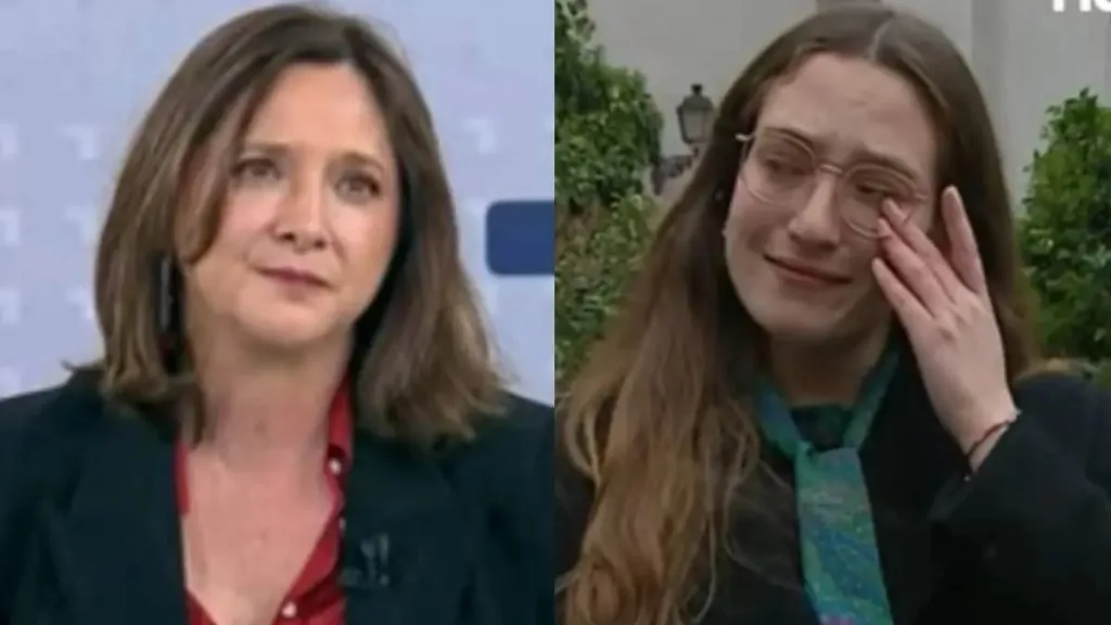 Mónica Pérez se despide en vivo de Valentina Godoy en Teletrece.