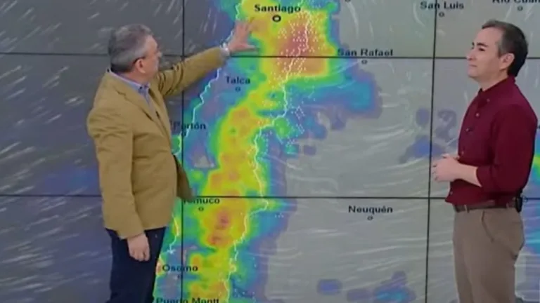 Lluvias en Santiago