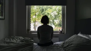 Figura de la TV crisis de salud mental