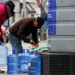 Corte de agua en Santiago