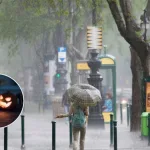 Lluvia en Santiago en Halloween