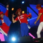 Payasos Tachuela Chico, Pastelito de Chile y Junior, en el Festival Viva Dichato