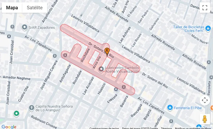 Suspensión de agua en Recoleta 2