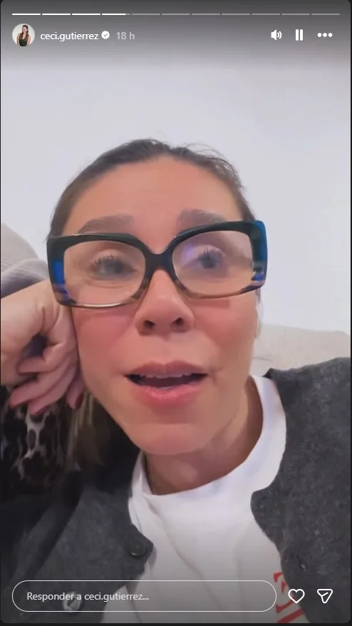 Cecilia Gutiérrez cuenta el "chisme de farándula" a través de sus historias de Instagram
