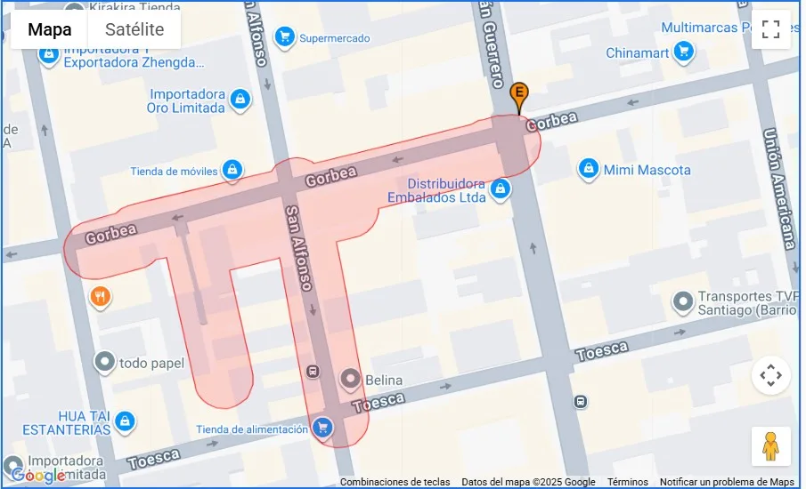 Corte de agua Estación Central 3