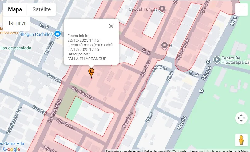 Corte de agua en La Florida