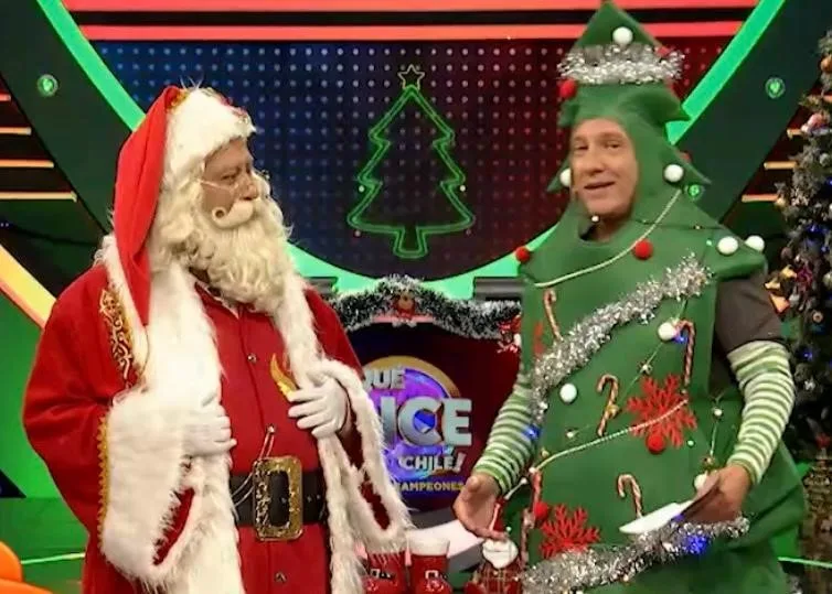 Martín Cárcamo en ¡Qué dice Chile! de Navidad