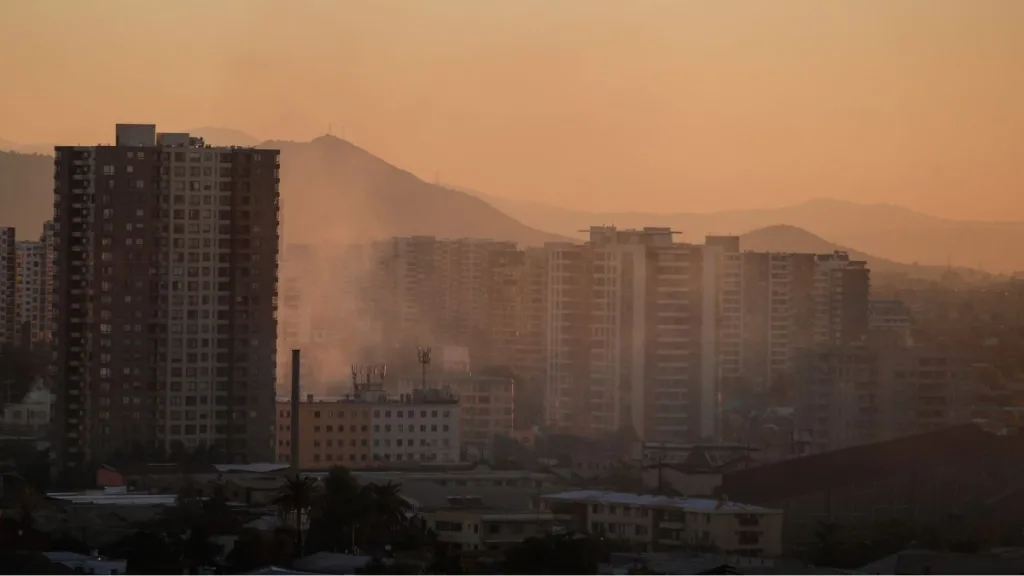 Humo en Santiago