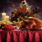 Celebraciones de navidad y cenas