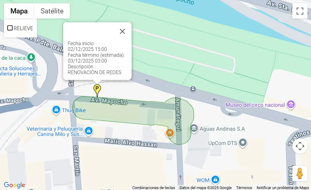 Suspensión en Santiago 3