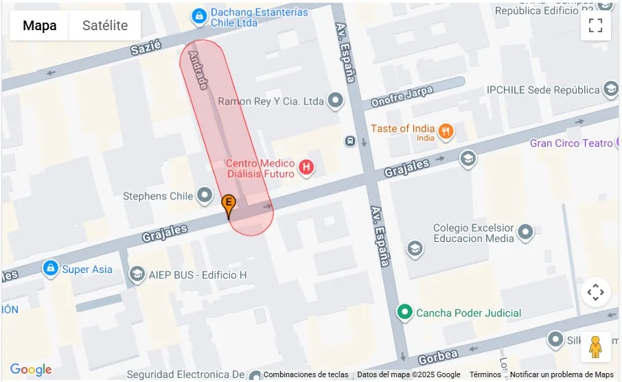 Suspensión hídrica en Estación Central 2