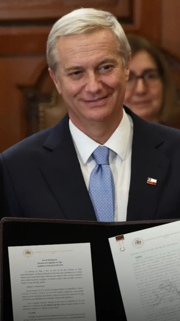 Proclamación oficial de José Antonio Kast por el Tricel