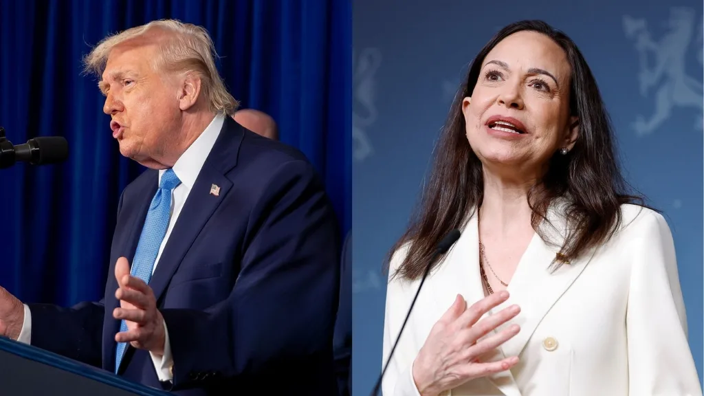 No Cuenta Con El Apoyo Ni El Respeto Trump Descarta Que María Corina Machado Asuma El Liderazgo De Venezuela