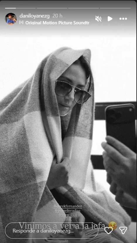 Pamela Díaz después de la cirugía