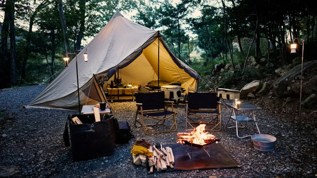 Camping en verano cerca de Santiago