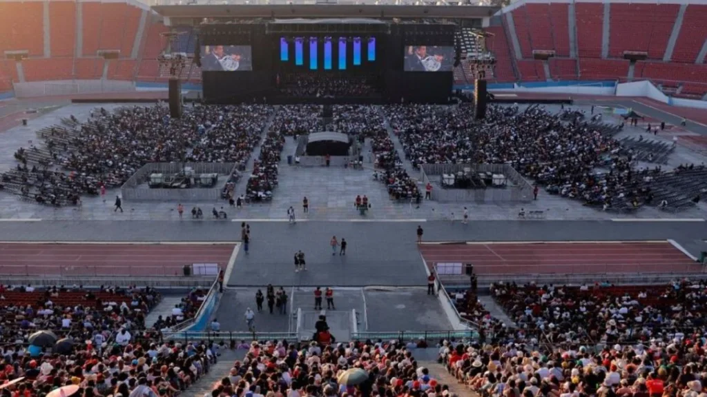 Concierto gratis en el Estadio Nacional