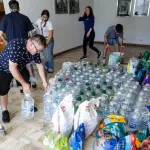 Centro de acopio Club Providencia para los afectados por los incendios forestales