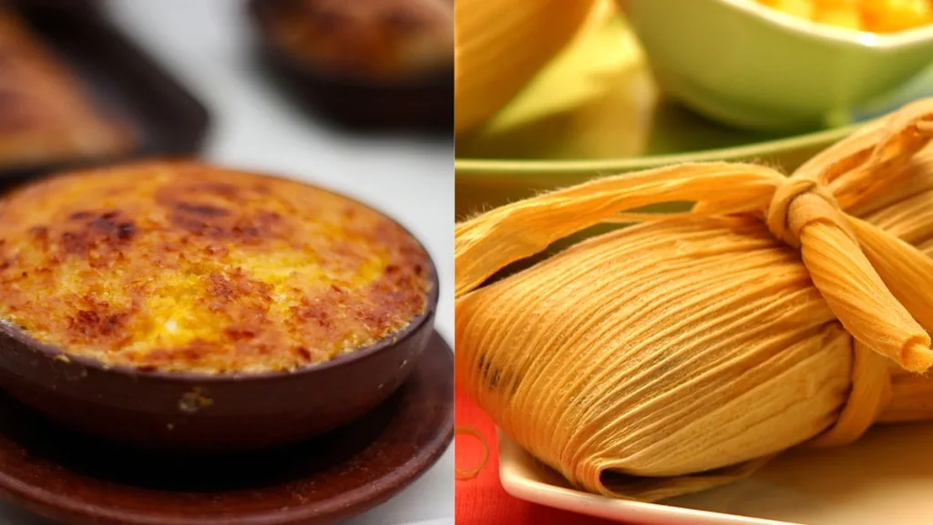 Plato favorito de los chilenos en verano humitas o pastel de choclo