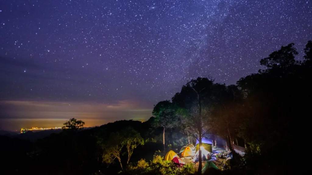 Acampar cerca de Santiago