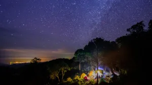 Acampar cerca de Santiago