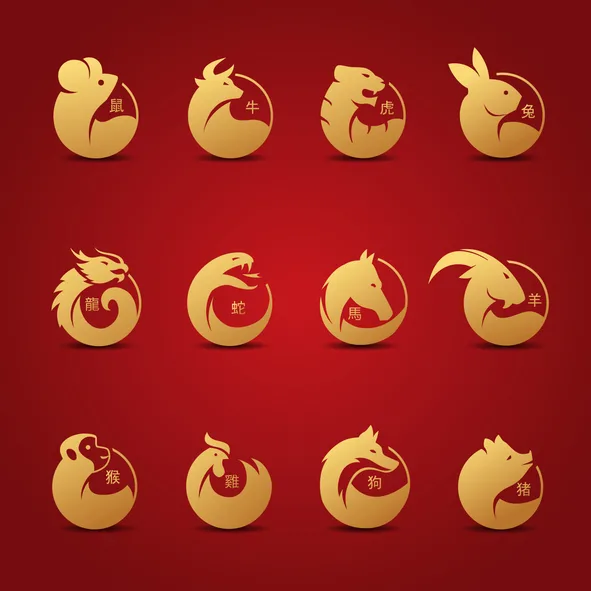 Chinese Zodiac Sign Icons