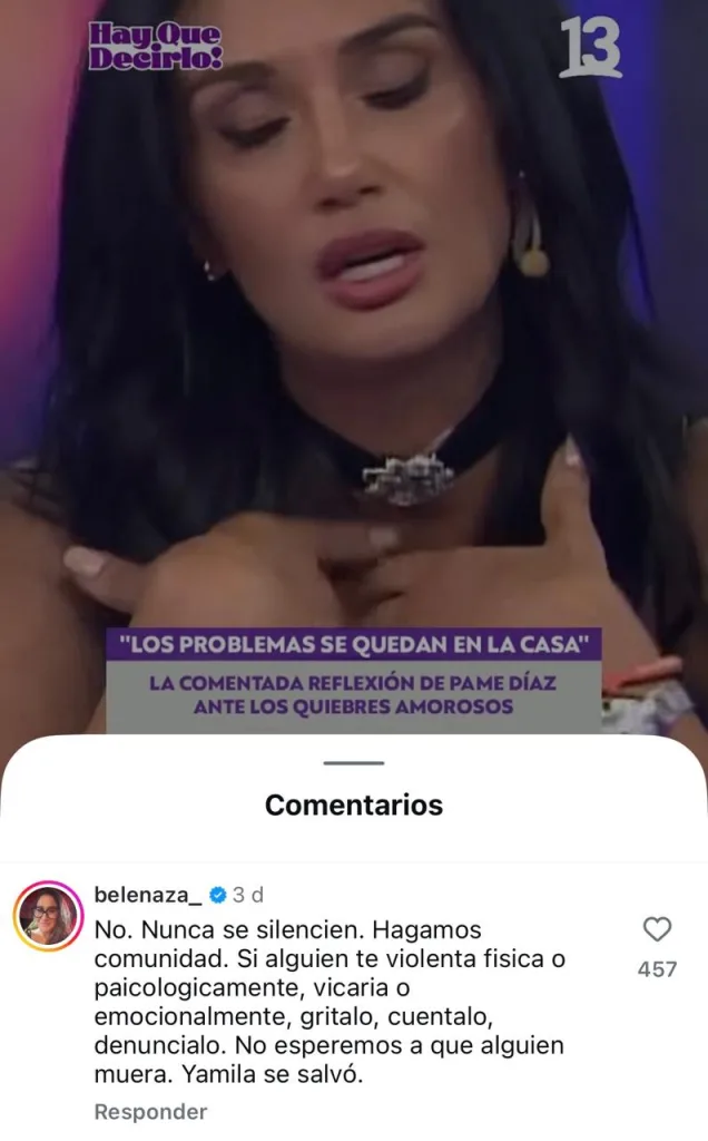 Belén Mora En La Publicación Del Instagram De Hay Que Decirlo